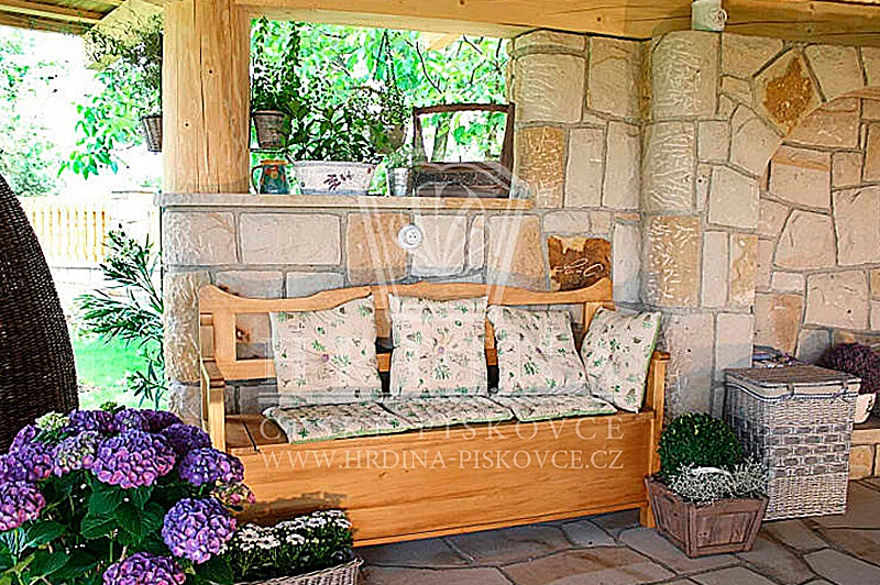 La Provence style outdoor kitchen in Bratislava
